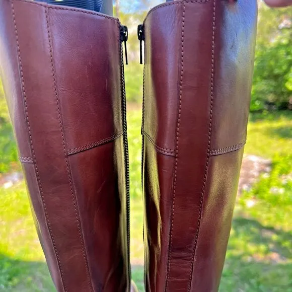 Johnston Murphy Women's Riding Boots 16” Tall Knee High Size 7 M
