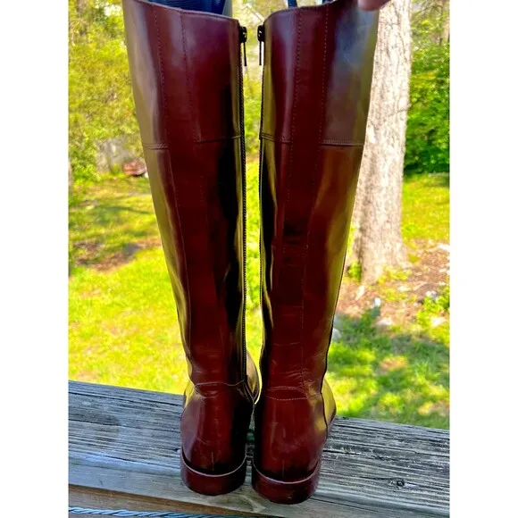 Johnston Murphy Women's Riding Boots 16” Tall Knee High Size 7 M