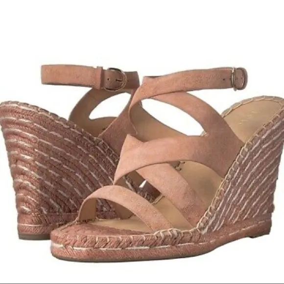 🌟joie Korrat Pink Espadrille Wedges🌟