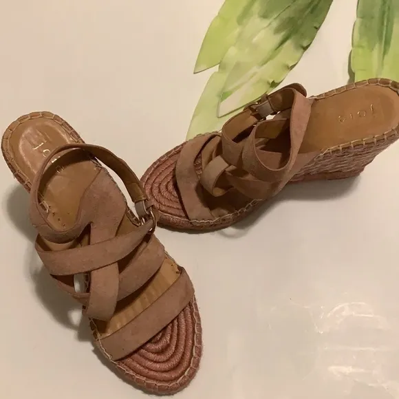 🌟joie Korrat Pink Espadrille Wedges🌟