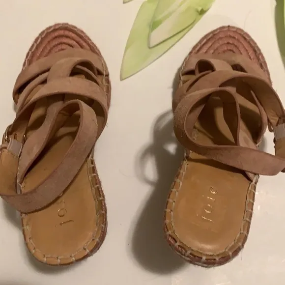 🌟joie Korrat Pink Espadrille Wedges🌟