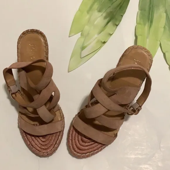 🌟joie Korrat Pink Espadrille Wedges🌟