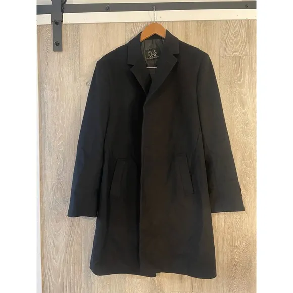 Jos. A. Bank - Executive Fit Topcoat / Black / 40R / NWT