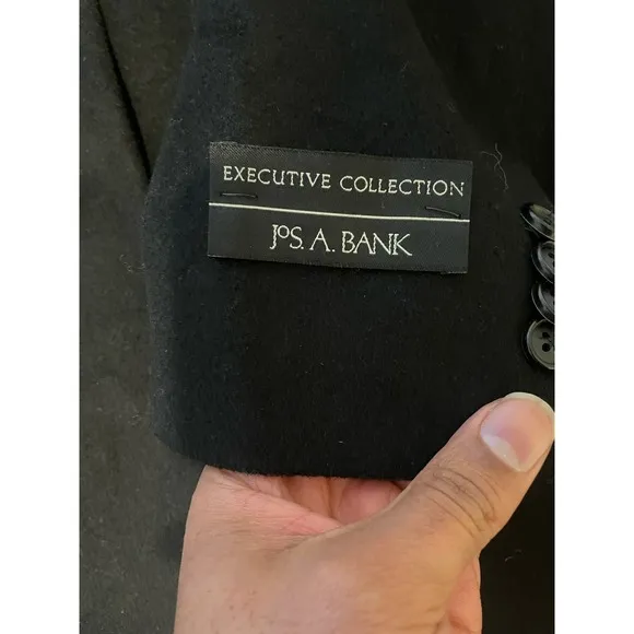 Jos. A. Bank - Executive Fit Topcoat / Black / 40R / NWT