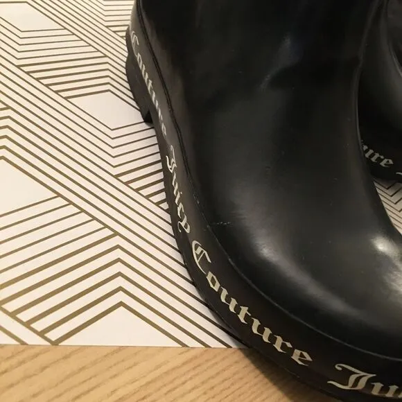 Juicy Couture Black Women's Rain Boots