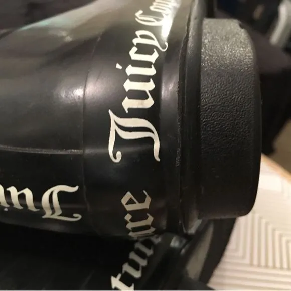 Juicy Couture Black Women's Rain Boots