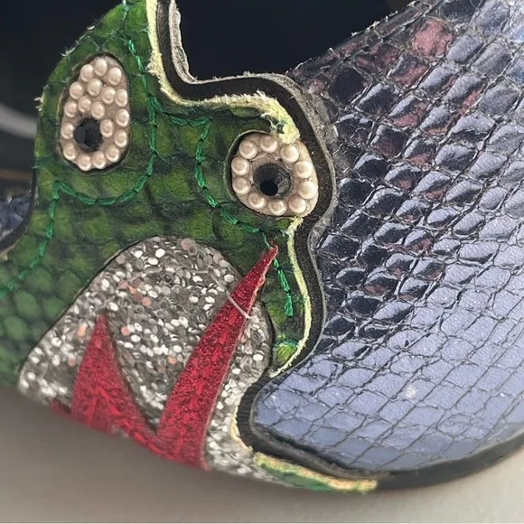 Julie Verhoeven X Marc Jacobs Metallic Leather stud flats