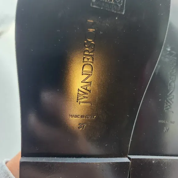 JW Anderson logo sandals size 37 BNWOB