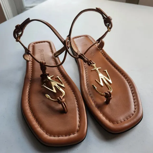 JW Anderson logo sandals size 37 BNWOB