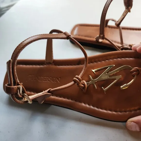 JW Anderson logo sandals size 37 BNWOB