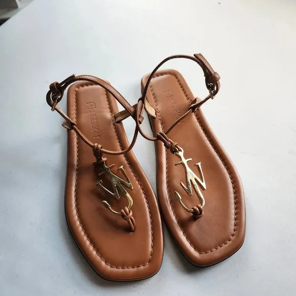 JW Anderson logo sandals size 37 BNWOB