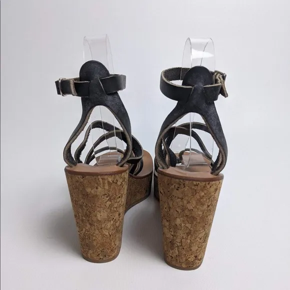 K. Jacques Cunegonde Wedge Sandals - sz 36