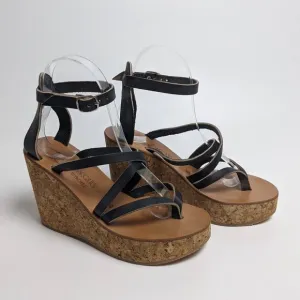 K. Jacques Cunegonde Wedge Sandals - sz 36