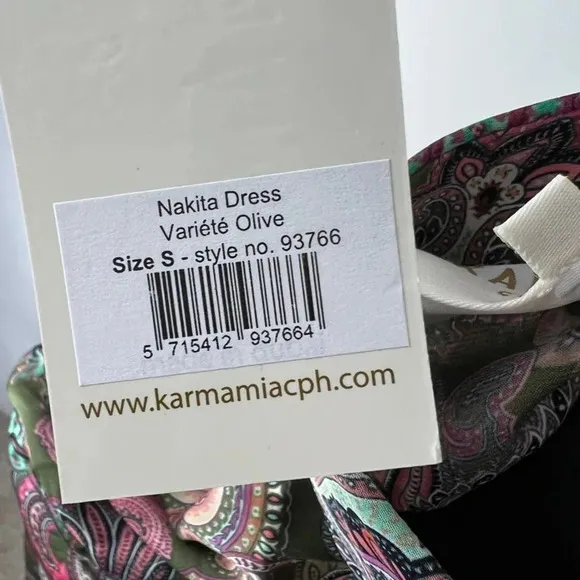 Karmamia Copenhagen Nakita Dress in Variete Olive