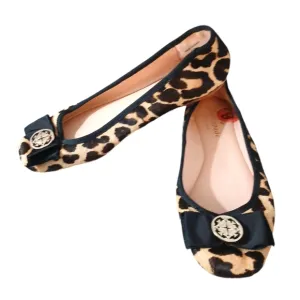 Kate Spade Fontana Calf Hair Leopard Print Ballet Flats size 6