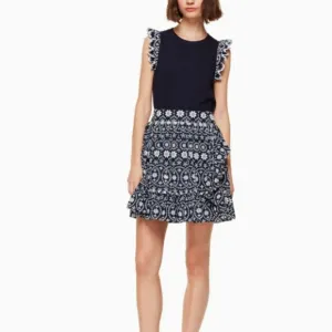 Kate Spade NWT Shore Thing Eyelet Wrap Skirt