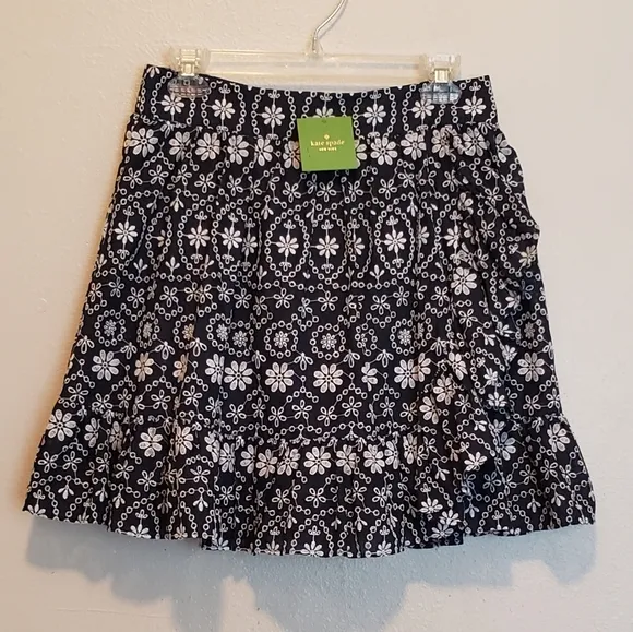 Kate Spade NWT Shore Thing Eyelet Wrap Skirt