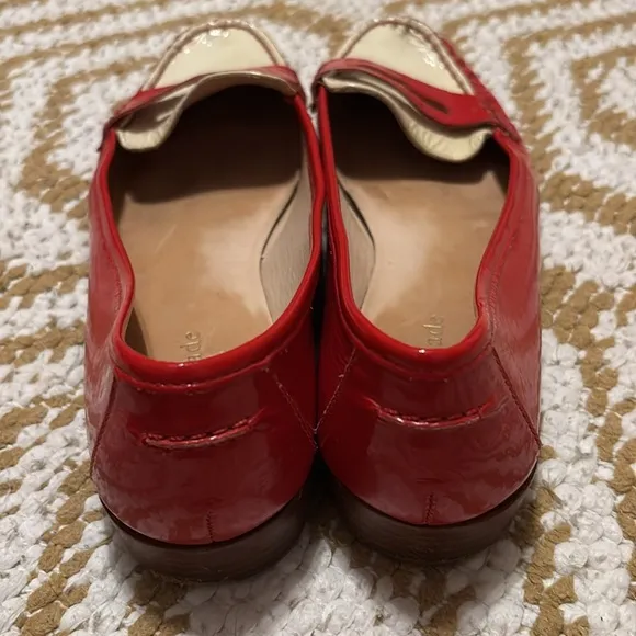 Kate Spade two tone Mary Jane style loafers