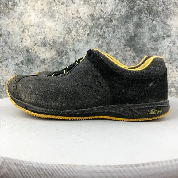 Keen Men's Size 8 TR A86 Black Asymmetrical Lace-Up Trail Hiking Outdoor Shoes