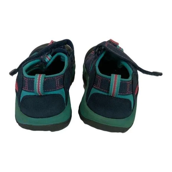 Keen Newport H2 Strap Sandals Lagoon/Pink Kids Size 1 Hiking Waterproof Shoes