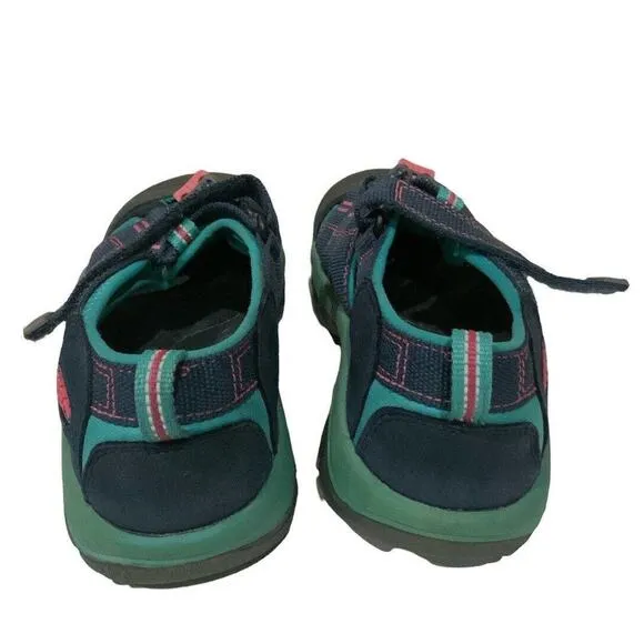 Keen Newport H2 Strap Sandals Lagoon/Pink Kids Size 1 Hiking Waterproof Shoes