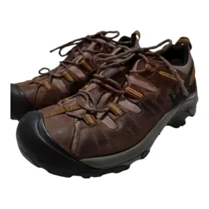 Keen Targhee Brown Leather Sneakers Men's 8.5 Waterproof EVent