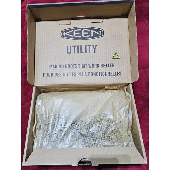Keen Utilitiy Vista Energy Low Height Sneakers Composite Toe Womens Size 8 NIB