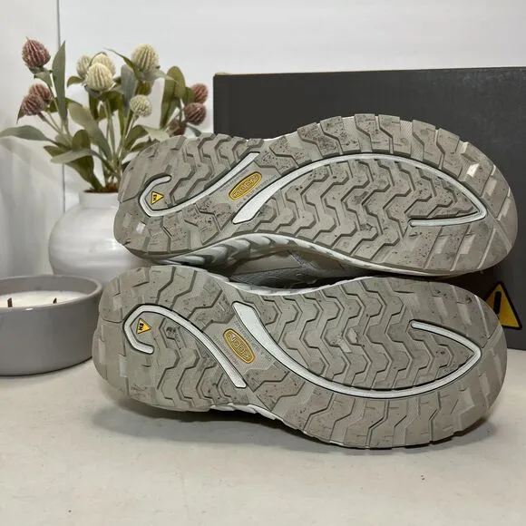 Keen Utility Dillon Carbon Toe Sneakers Work and Safety Silver Birch Women's 6 W