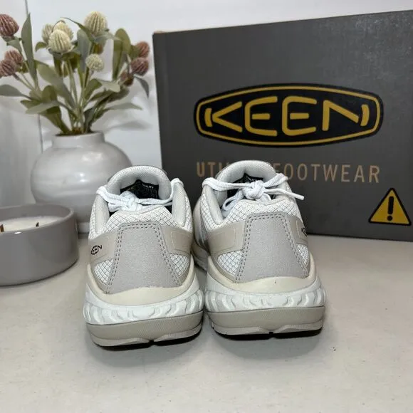 Keen Utility Dillon Carbon Toe Sneakers Work and Safety Silver Birch Women's 6 W