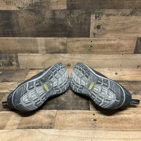 KEEN Utility Flint Black Low Steel Toe Work Safety Shoes - Men’s 13EE W1