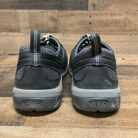 KEEN Utility Flint Black Low Steel Toe Work Safety Shoes - Men’s 13EE W1