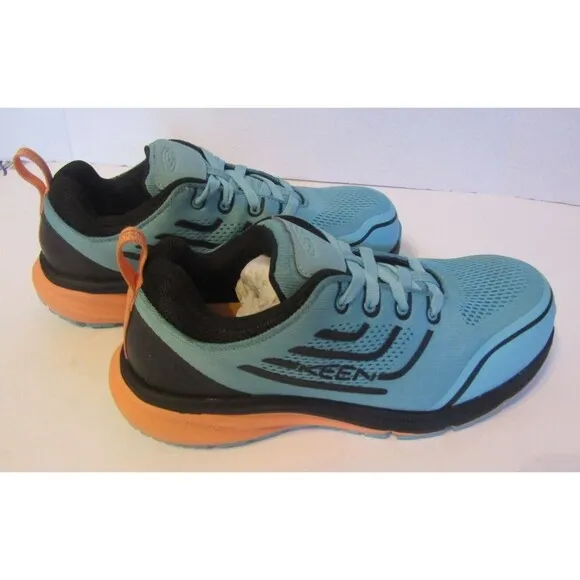 Keen Utility Minneapolis Teal Carbon Fiber Safety Toe Work Shoes Sneakers 8.5 M