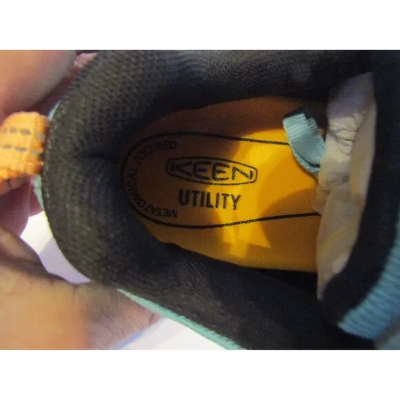 Keen Utility Minneapolis Teal Carbon Fiber Safety Toe Work Shoes Sneakers 8.5 M