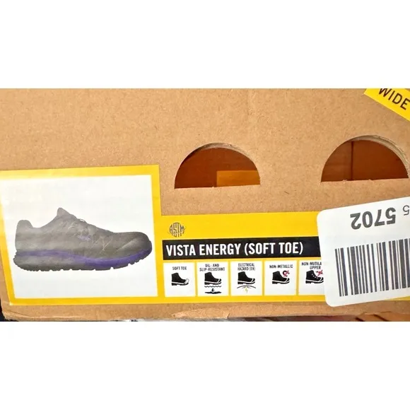 KEEN Utility Women's 7.5W Konnectfit Vista Energy Blue Black Soft Toe Sneakers
