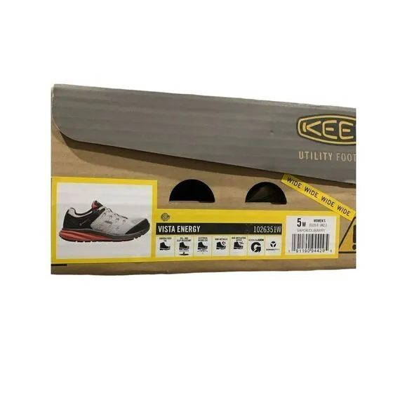 Keen Utility Women’s Vista Energy, Safety Toe Sneaker Size 5 Wide