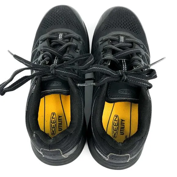 KEEN Utility Womens Vista Energy Work Sneakers 6 WIDE Black Comp Toe EH SR NIB