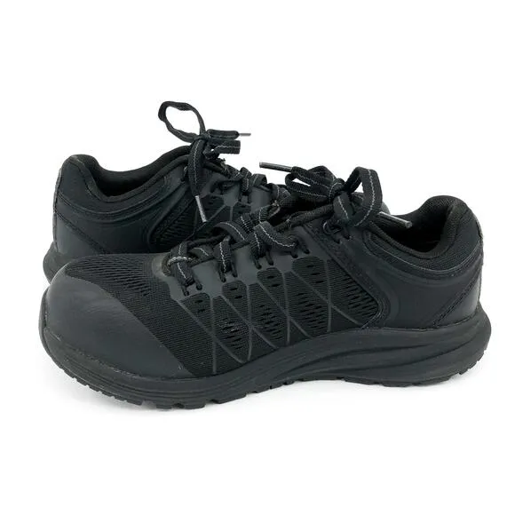 KEEN Utility Womens Vista Energy Work Sneakers 6 WIDE Black Comp Toe EH SR NIB
