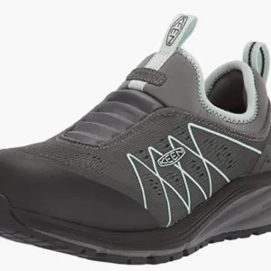KEEN:  WOMEN UTILITY - SLIP-ON SHOES - INDUSTRIAL WORK SNEAKERS  (7.5 WIDE)