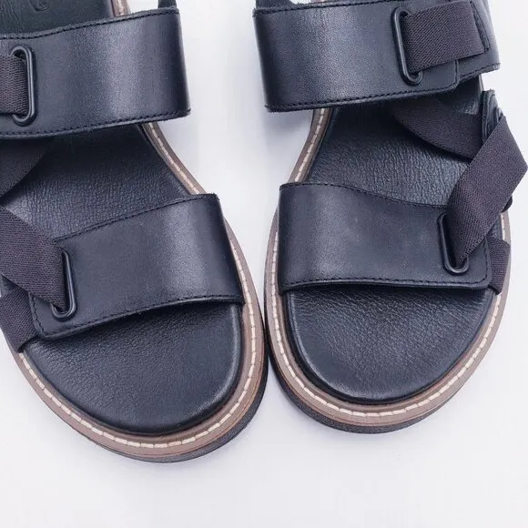 Keen Women's Size 10 Lana Z-strap Sandal Black Leather Slingback Flat Comfort