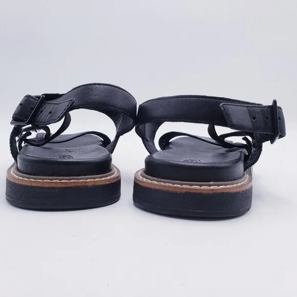 Keen Women's Size 10 Lana Z-strap Sandal Black Leather Slingback Flat Comfort