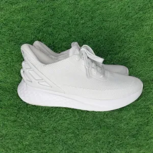 Kizik Athens Hands Free Shoes Womens 9 Wide White Comfort Slip On Sneakers