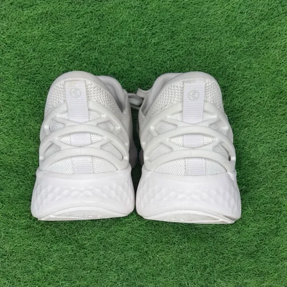 Kizik Athens Hands Free Shoes Womens 9 Wide White Comfort Slip On Sneakers