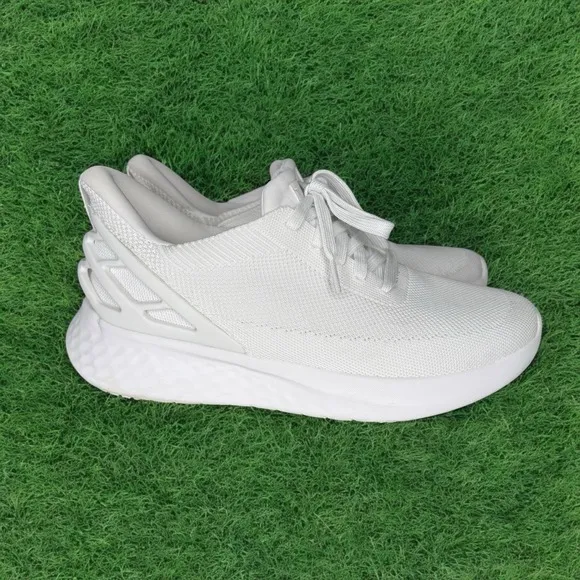 Kizik Athens Hands Free Shoes Womens 9 Wide White Comfort Slip On Sneakers