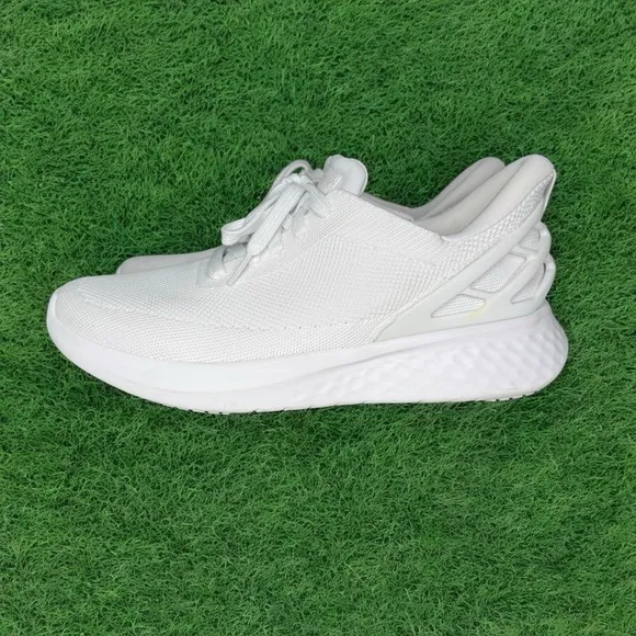 Kizik Athens Hands Free Shoes Womens 9 Wide White Comfort Slip On Sneakers