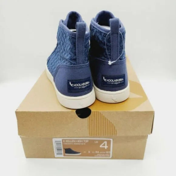 Koolaburra Unisex Kids High Top Lace Up Boots Sz 4