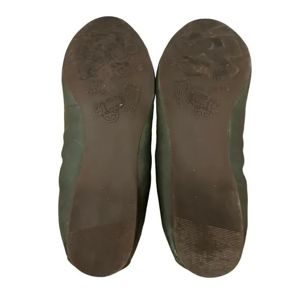 Korks by Kork-Ease Pine Green Julie Leather Ballet Flat Size 8