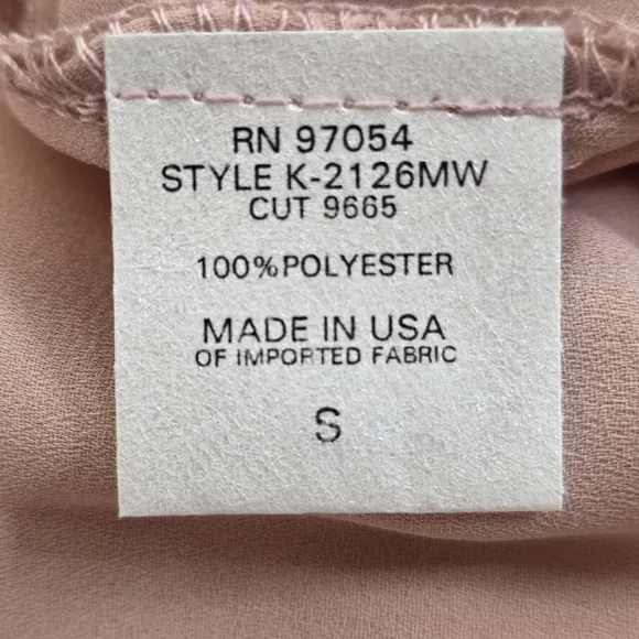 Krisa Revolve Halter Mini Dress Nude Mauve Smocked-Waist Tiered Size Small