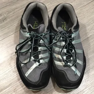 KURU CHICANE Trail Black Suede &amp; Mint Green  Sneakers size 9