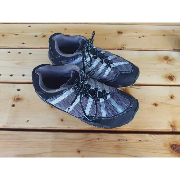 Kuru Womens Chicane Trail Hiking Comfort Black Delirium Silver Sneakers W 9.5