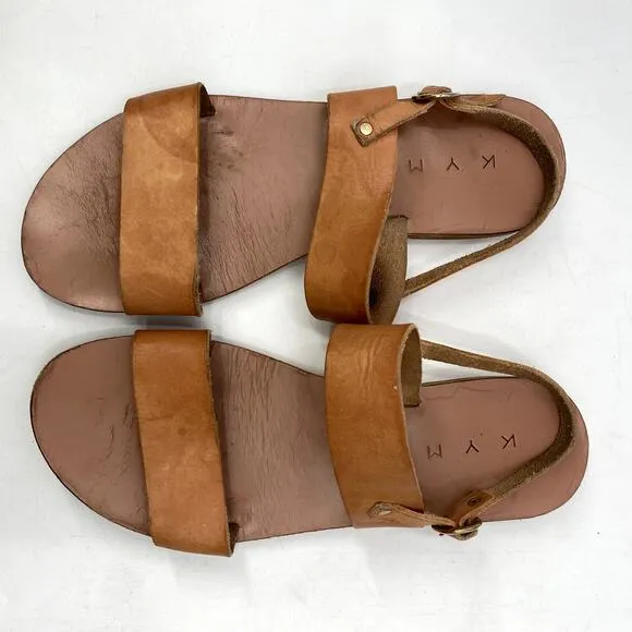 KYMA Mykonos leather strap sandals